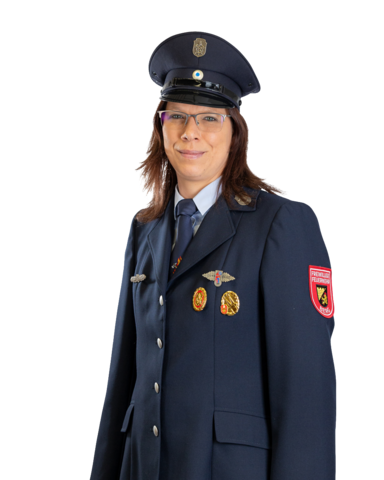 Gaby Feihl in Uniform