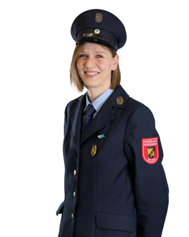 Ramona Keller in Uniform