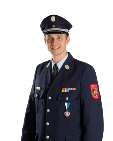 Florian Schuster in Uniform