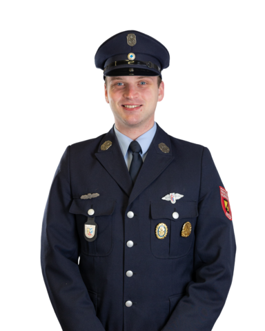Bastian Weiß in Uniform