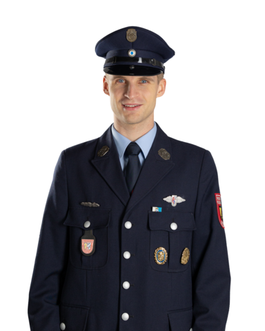 Johannes Weiß in Uniform