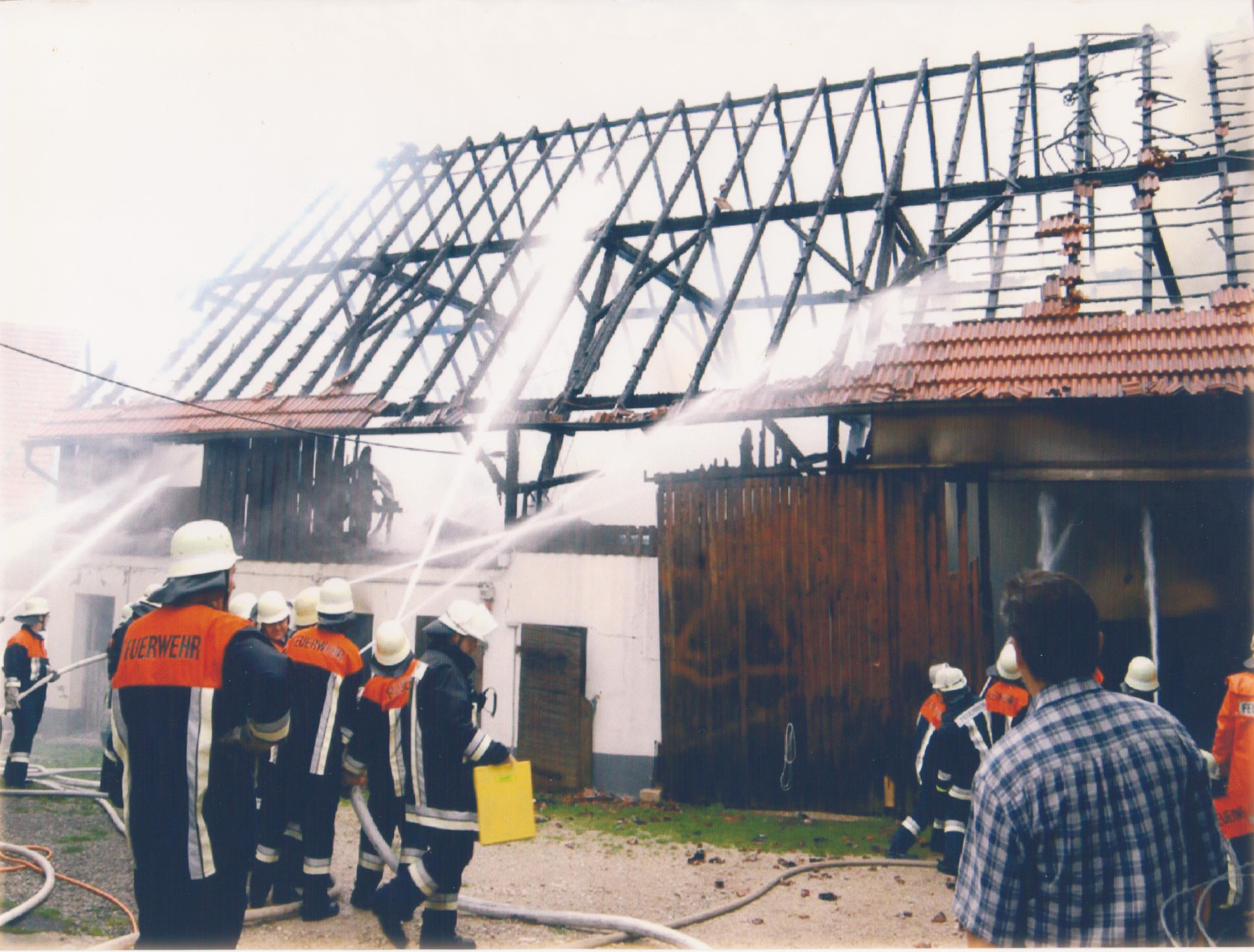 Scheunenbrand in Häuselstein (2005)