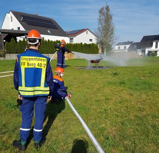 Einsatzstelle 1: Kleinbrand im Freien Einsatzstelle 1: Kleinbrand im Freien