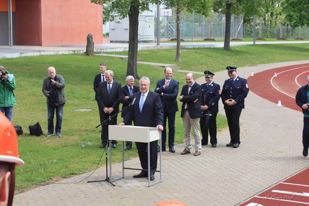 Innenminister Herrmann beim Kreisentscheid 2017