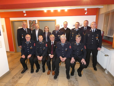 Gruppenfoto der Verabschiedeten