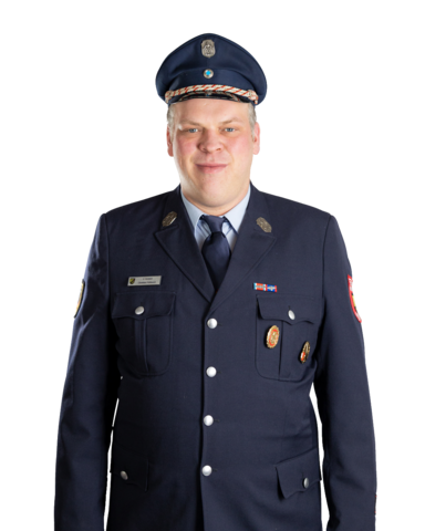 Christian Hollweck in Uniform
